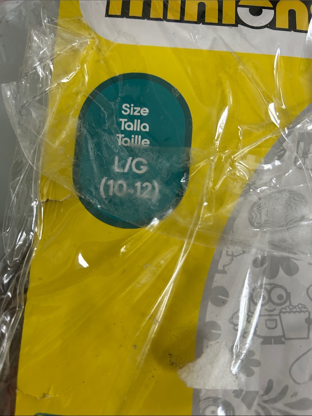 Kids bob Minion Costume Dress with Goggles - Yellow & Blue- no HAT size 10-12 LG - Picture 3 of 3